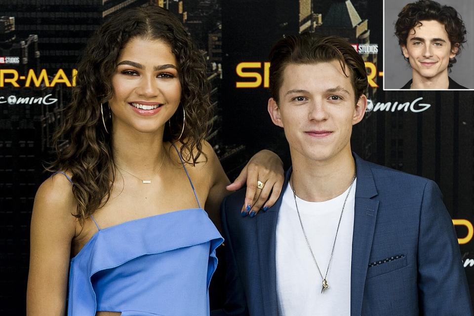 Zendaya; Tom Holland; Timothée Chalamet