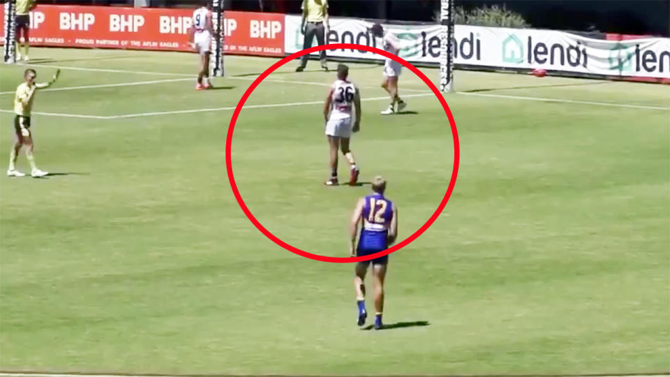 Fremantle Dockers and West Coast Eagles, pictured here during an AFL scratch match.