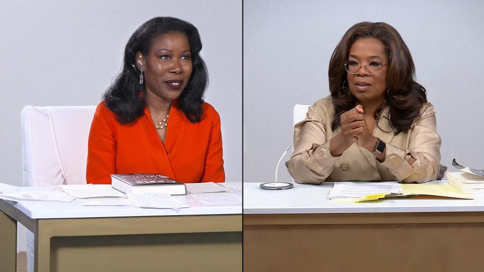 Author Isabel Wilkerson and Oprah Winfrey discuss Wilkerson's book "Caste" on "Oprah's Book Club."