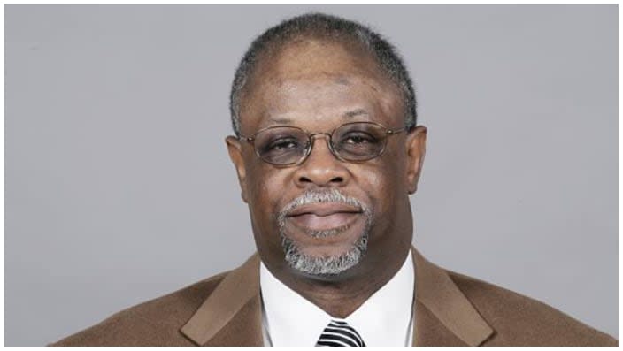 Sylvester Croom, shown in a 2009 photo from his coaching days with the St. Louis Rams, has made the 2022 College Football Hall of Fame Class for his achievements as a player for the Alabama Crimson Tide from 1972 to 1974. (Photo by NFL Photos/Getty)