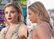<p>Chloe Grace Moretz's undone ponytail looks effortlessly pretty, and it's actually simple to recreate, too. Before gathering your hair into a low pony and securing it with an elastic mid-way down the tail, spritz a volumizing spray allover like Living Proof's Full Dry Volume Blast ($29; <a rel="nofollow noopener" href="http://www.sephora.com/full-dry-volume-blast-P411026?skuId=1835842&icid2=products%20grid:p411026" target="_blank" data-ylk="slk:sephora.com;elm:context_link;itc:0;sec:content-canvas" class="link ">sephora.com</a>) to add body and grit to the style. </p>
