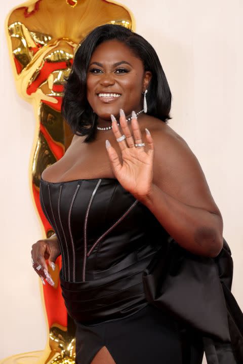 HOLLYWOOD, CALIFORNIA – MARCH 10: Danielle Brooks attends the 96th Annual Academy Awards on March 10, 2024 in Hollywood, California. (Photo by Mike Coppola/Getty Images)