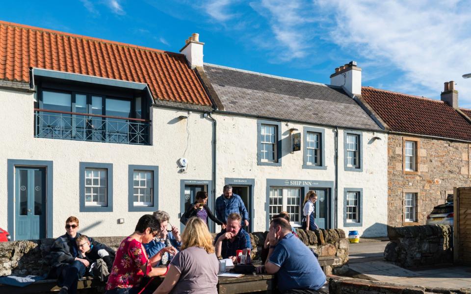 'Regeneration and romance hang in the salt air': the Ship Inn bar in Elie, near Leven