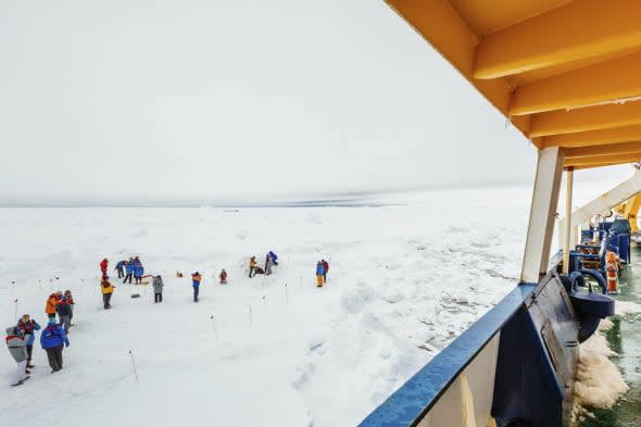 Antarctica Icebound Ship