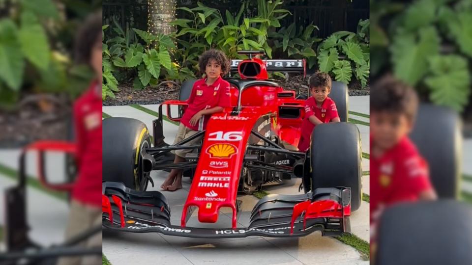 DJ Khaled Buys A Ferrari Formula One Racecar For His Kids