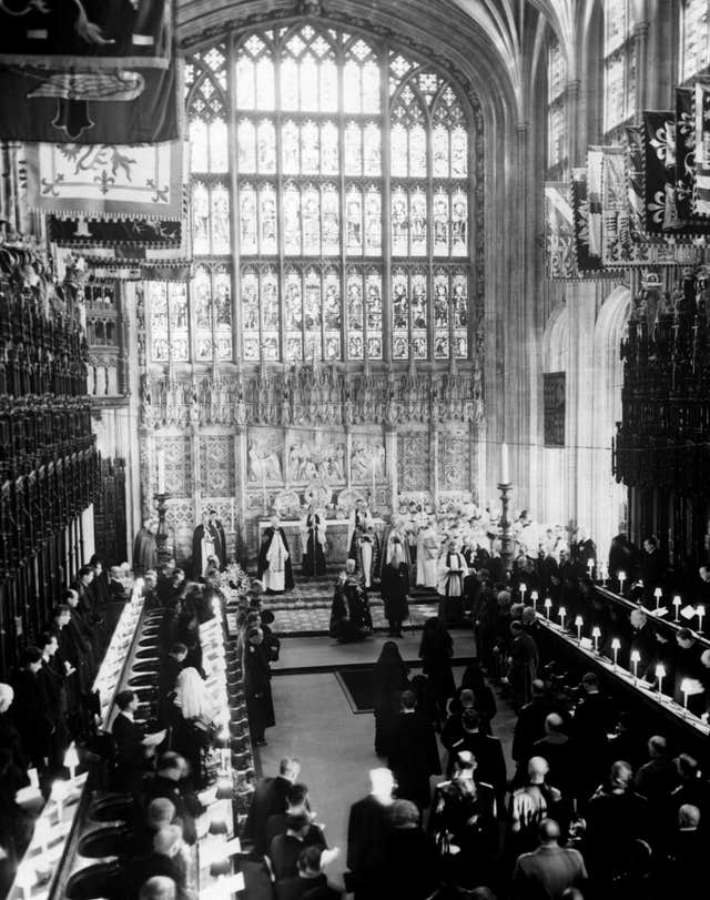 Funeral of King George VI at Windsor