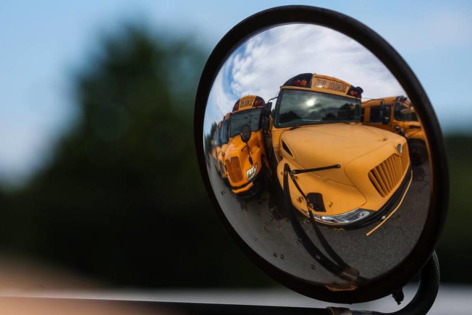 A study conducted by a research organization based at UNC Charlotte found that school bus safety is among concerns from female Charlotte-Mecklenburg Schools students. Melissa Melvin-Rodriguez/mrodriguez@charlotteobserver.com