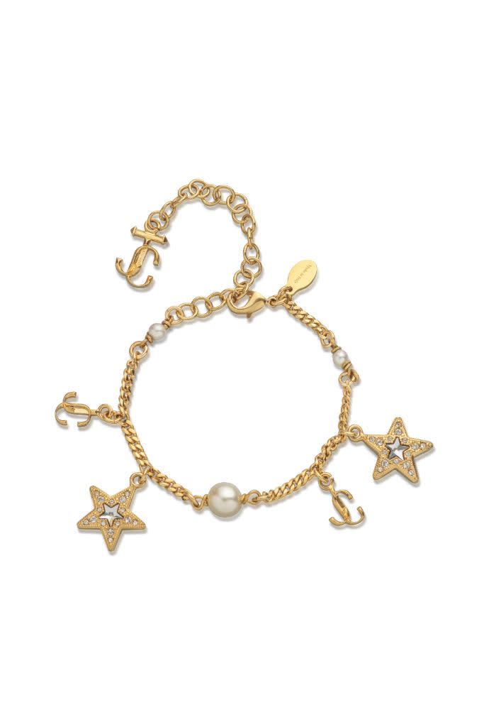 A Jimmy Choo charm bracelet from the brand&#x002019;s new jewelry launch. - Credit: Courtesy of Jimmy Choo