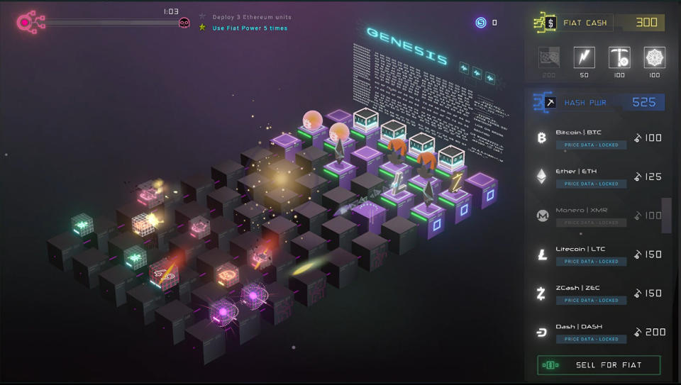 This tower defense game is blockchain-themed. (Photo: PID Games)