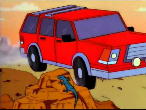 Krusty Endorses an SUV with Questionable Features