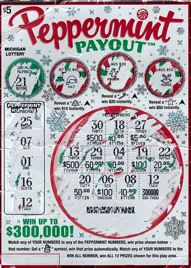 Ohio man wins $1 million with Michigan Lottery scratch-off ticket