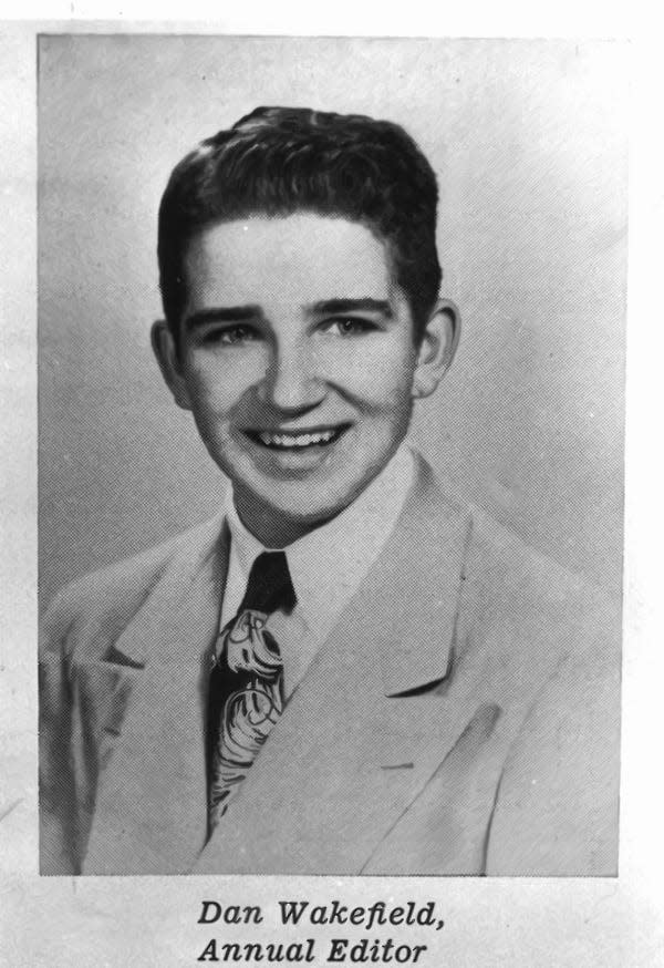 This 1950 photo of DAN WAKEFIELD was copied from a book. It was published in The Indianapolis News and The Star in the 1990's.