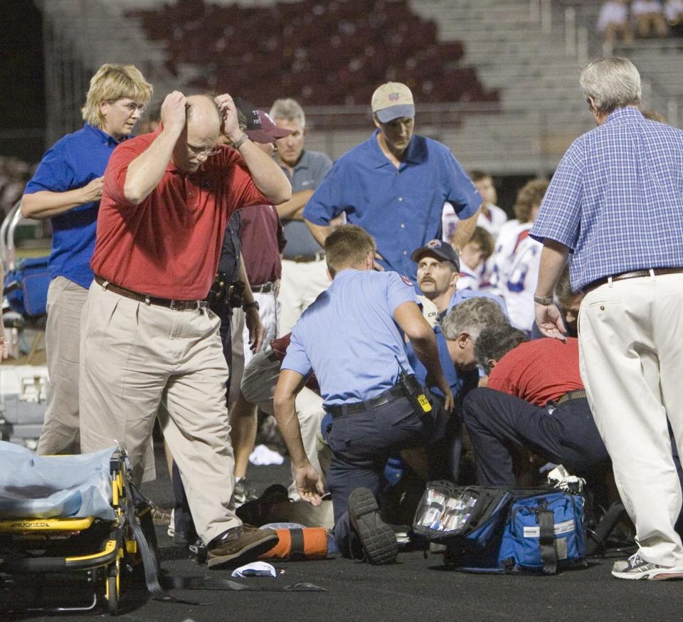 In 2006, Matt Nader's heart stopped during a Westlake football game in College Station. His parents were among the first responders who helped save his life. A year later, it became mandatory in Texas for all public schools to have AEDs.