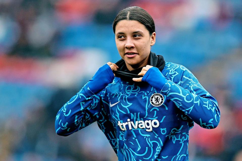 Star: Sam Kerr  (The FA via Getty Images)