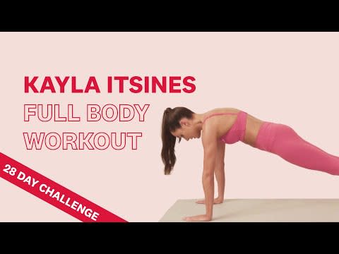 <p>Made up of two circuits repeated once through each, personal trainer and global fitness sensation <a href="https://www.womenshealthmag.com/uk/kayla-itsines/" rel="nofollow noopener" target="_blank" data-ylk="slk:Kayla Itsines;elm:context_link;itc:0;sec:content-canvas" class="link ">Kayla Itsines</a> is back with her signature speedy sweat sessions. A mix of exercises that target, lower body, arms and shoulders, there's no one like Kayla to help you efficiently burn fat and <a href="https://www.womenshealthmag.com/uk/fitness/strength-training/a706692/how-to-build-muscle/" rel="nofollow noopener" target="_blank" data-ylk="slk:build muscle;elm:context_link;itc:0;sec:content-canvas" class="link ">build muscle</a>.</p><p><strong>Targets: </strong>Full body</p><p><strong>Duration: </strong>14 minutes</p><p>You lucky ducks, this workout is one of three Kayla created exclusively as part of her <a href="https://www.womenshealthmag.com/uk/fitness/workouts/a25655362/kayla-itsines-four-week-homeworkout-guide/" rel="nofollow noopener" target="_blank" data-ylk="slk:28-day workout plan;elm:context_link;itc:0;sec:content-canvas" class="link ">28-day workout plan</a> with WH. Get around it STAT to tone up and improve your fitness from home. </p><p><a href="https://www.youtube.com/watch?v=viETDfHbw2Q&t=4s&ab_channel=Women%27sHealthUK" rel="nofollow noopener" target="_blank" data-ylk="slk:See the original post on Youtube;elm:context_link;itc:0;sec:content-canvas" class="link ">See the original post on Youtube</a></p>