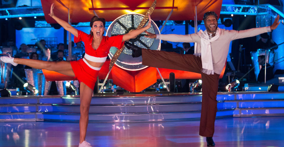 Danny John-Jules says he collapsed while practising the jive. (BBC Pictures)