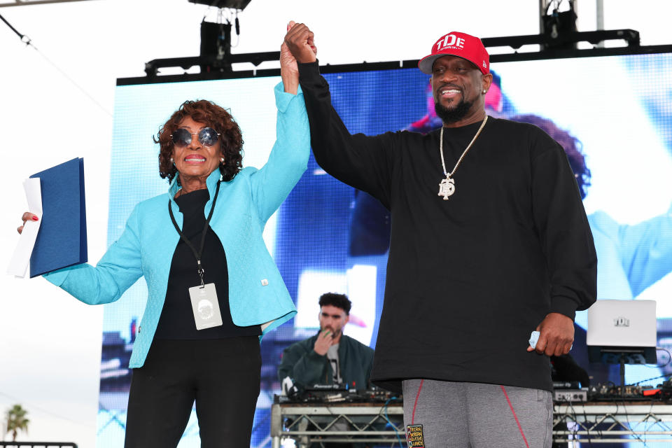 Maxine Waters and Top Dawg