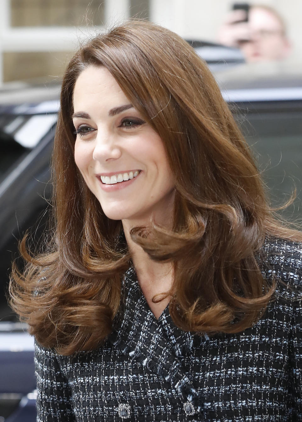 Duchess Of Cambridge at a 'mental health in education' conference in London in February 2019