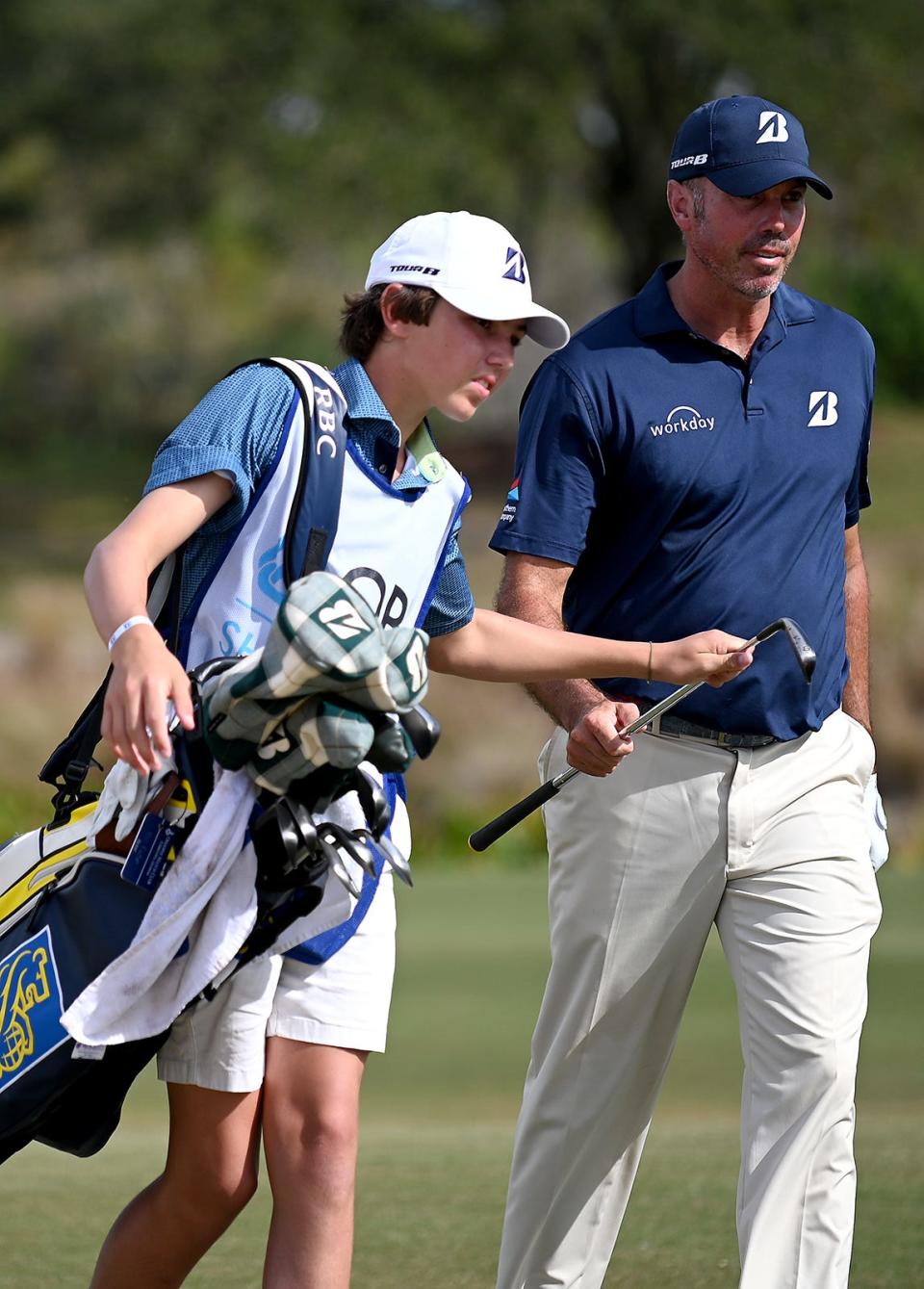 Matt Kuchar's son Cameron has caddied for his father in tournaments, such as the QBE Shootout, and last summer qualified for a U.S. Open sectional. Kuchar's sons are both involved in junior tennis