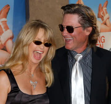 Goldie Hawn and Kurt Russell at the Hollywood premiere of Touchstone Pictures' Raising Helen