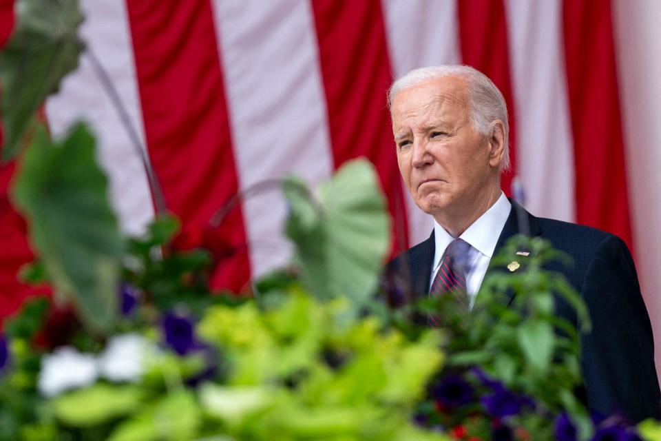 Joe Biden Visits Arlington National Cemetery on Memorial Day