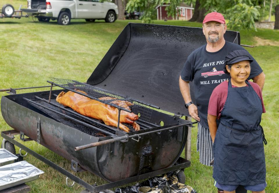 Rich Smith Jr. and Naruemol Phansa Ard, owners of Have Pig Will Travel.