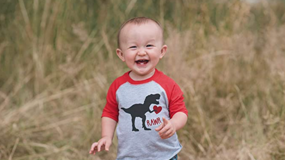 Valentine's Day outfits and pajamas for kids: For your ferocious little love bug.