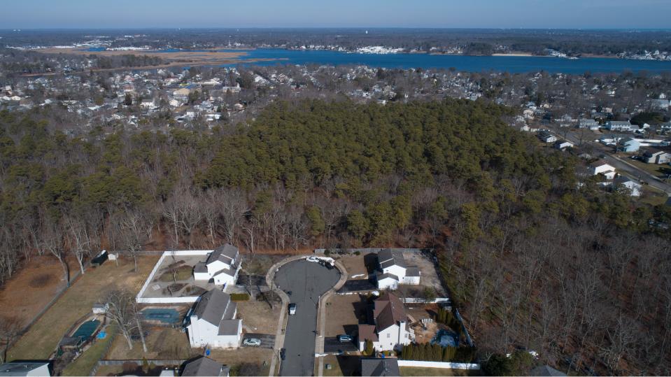 The Church of the Visitation is selling 31 acres of woodland property north of Drum Point Road. The buyer, D.R. Horton, plans to build 59 homes on the property.        
Brick, NJ
Tuesday, February 8, 2022