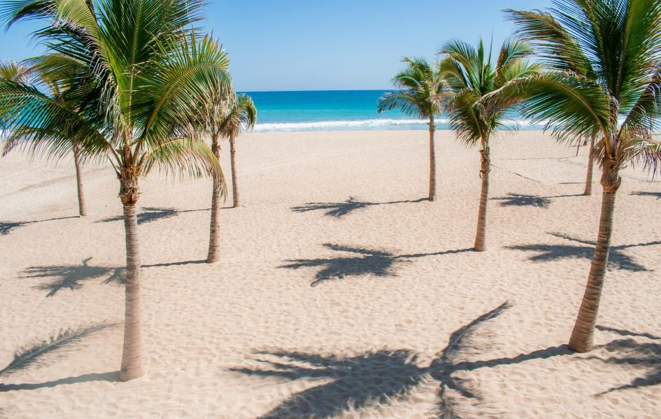 The weather is a reason that May is the best time to visit Cabo. 
pictured: a beach in Cabo