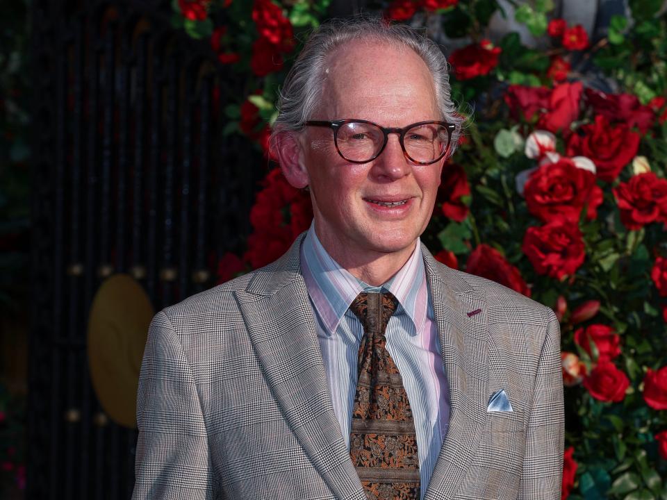 Richard Cunningham attends the Special Fan Screening and Garden Party for "Queen Charlotte: A Bridgerton Story" at Odeon Luxe Leicester Square on April 21, 2023.