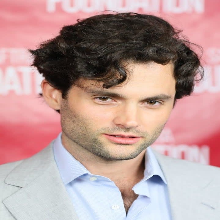 Penn Badgley on a red carpet