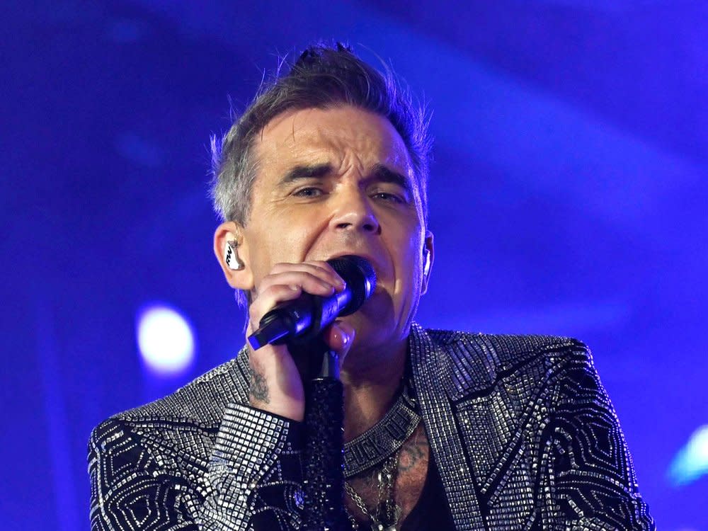 Bühnentier: Robbie Williams im Sommer 2022 in München. (Bild: imago/Future Image)