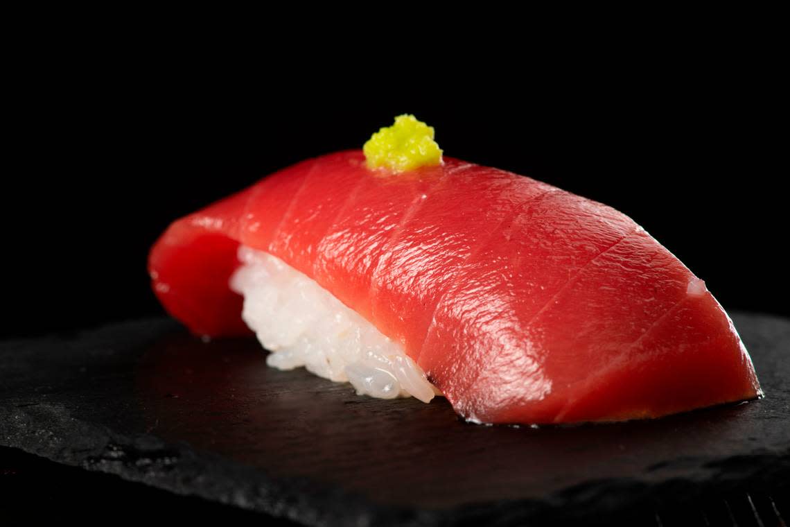 Blue fin tuna is one of the simple staples at Sushi by Scratch.
