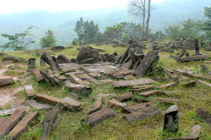 Worship site: The findings would also upend theories about early human history in Indonesia, where no evidence of civilization had been found prior to the 400th century.