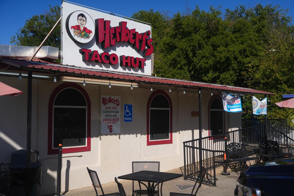 Herbert's Taco Hut is a great place to stop once you're done swimming at the river.