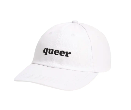 Queer Pride Embroidered Cap. Image via Nordstrom.