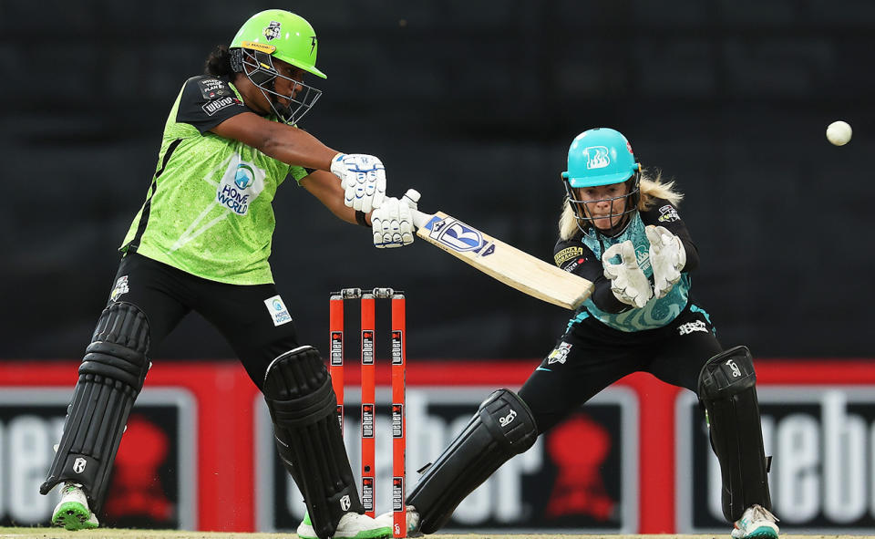 Chamari Athapaththu in the WBBL.