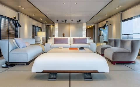 Endeavour II features Asian-inspired interiors by Achille Salvagni