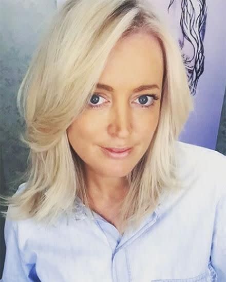 Jackie O fresh faced with no fake tan. Source: Instagram