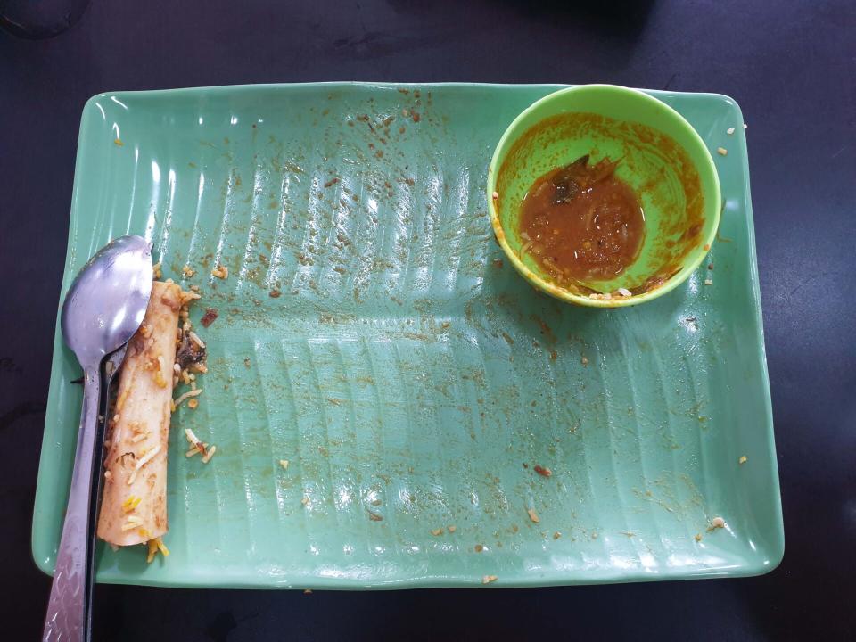 Koothurar Nasi Briyani - plate