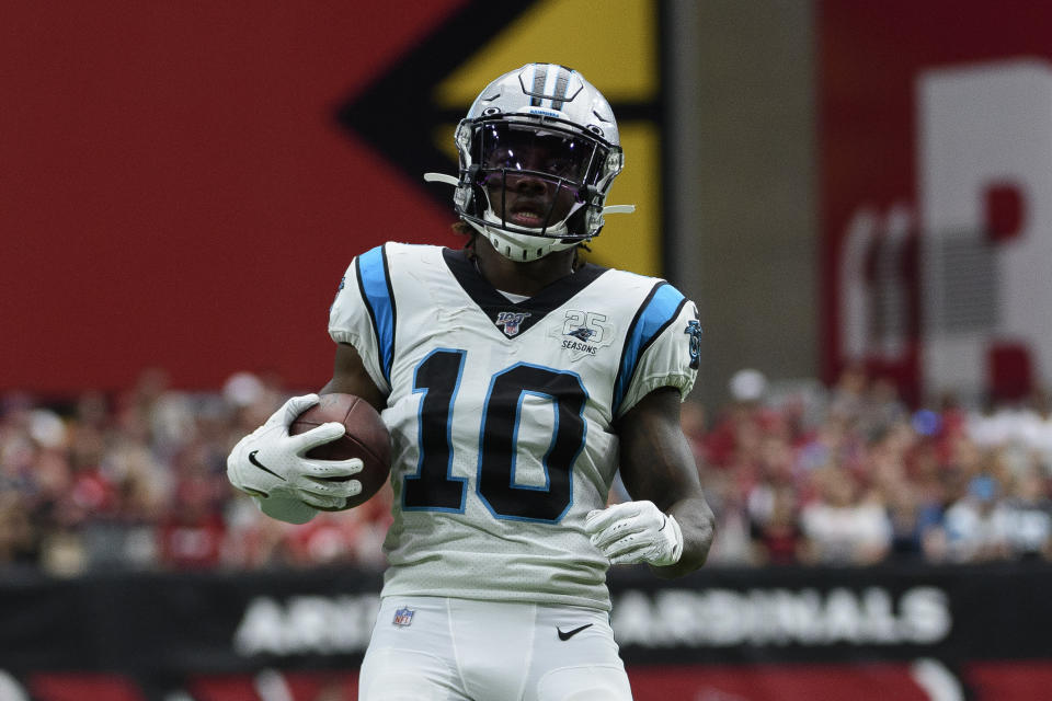 Wide receiver Curtis Samuel #10 of the Carolina Panthers