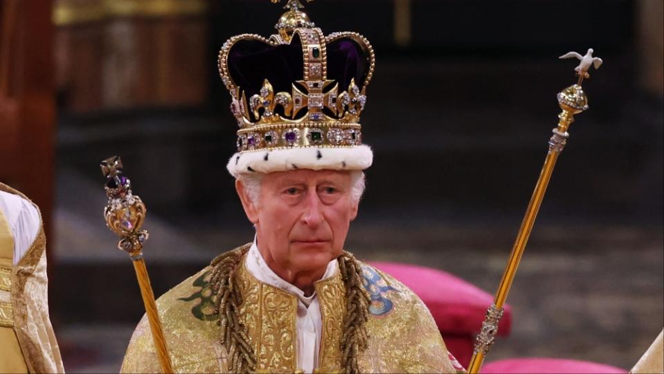 King Charles III is crowned