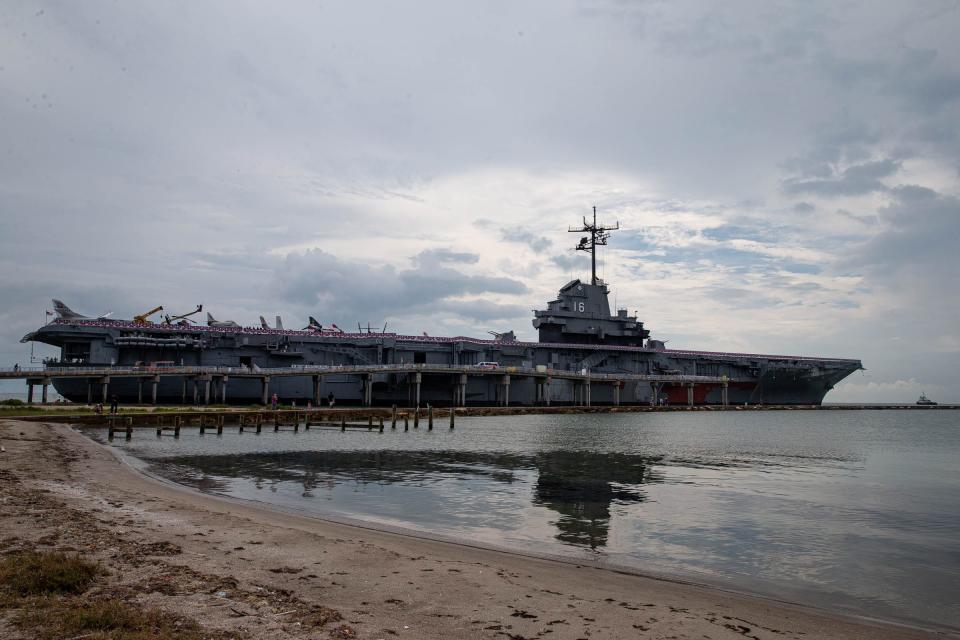 The USS Lexington Museum on Aug. 13, 2022, in Corpus Christi, Texas.