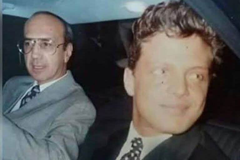 Hugo López junto a Luis Miguel, una postal habitual durante el gran despegue artístico del cantante