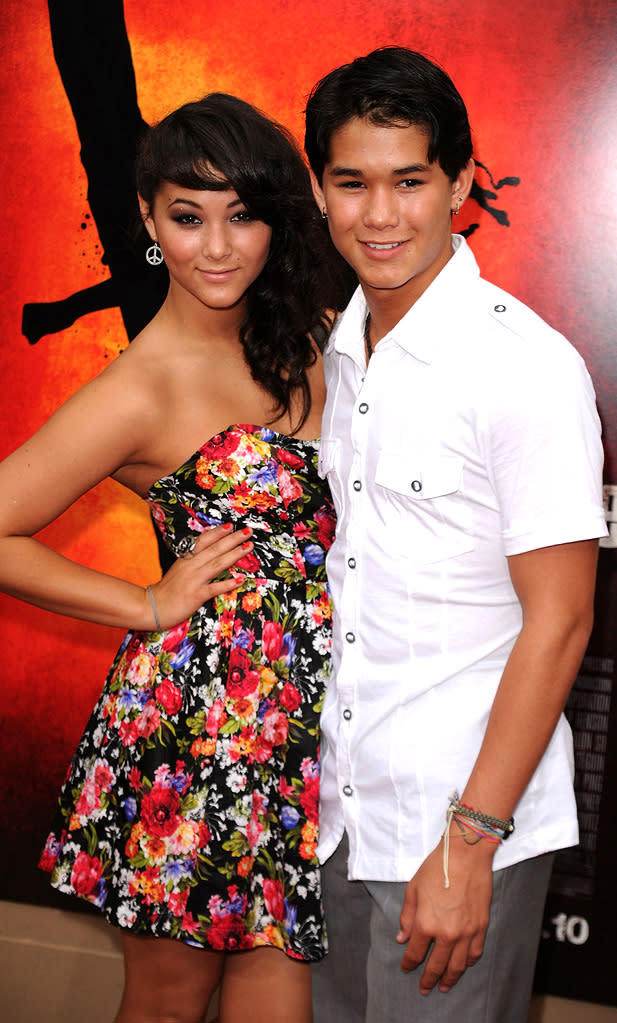 The Karate Kid LA Premiere 2010 Fivel Stewart BooBoo Stewart