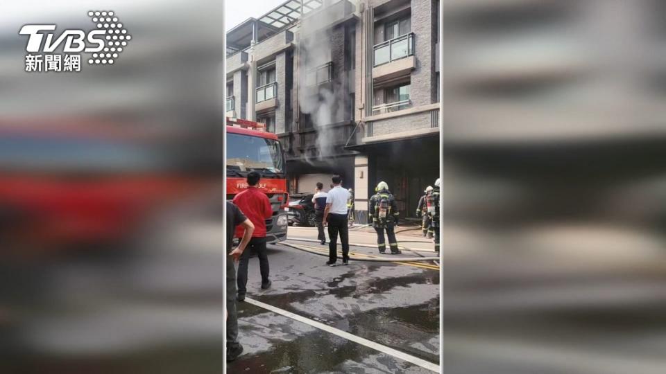 大雅11日下午近15時許發生一起住宅縱火案。（圖／TVBS）