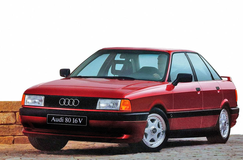 <p>This third-generation of Audi 80, smooth and sober, occupied an envied spot in the market between Mercedes’ senior-citizen 190E and BMW’s youthful 3 Series, and was hugely successful as a result. The closely-related 90 spin-off catered for performance drivers with five-cylinder engines and turbochargers, and both models could be had with four-wheel drive.</p>