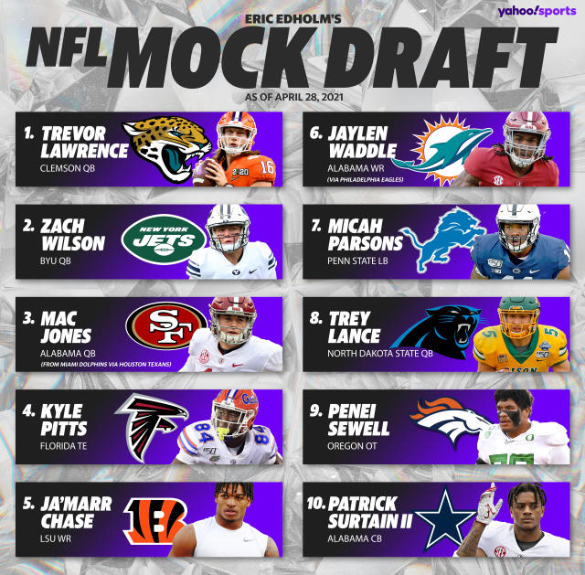 NFL mock draft: Final 2021 edition as Niners gamble, Fields falls