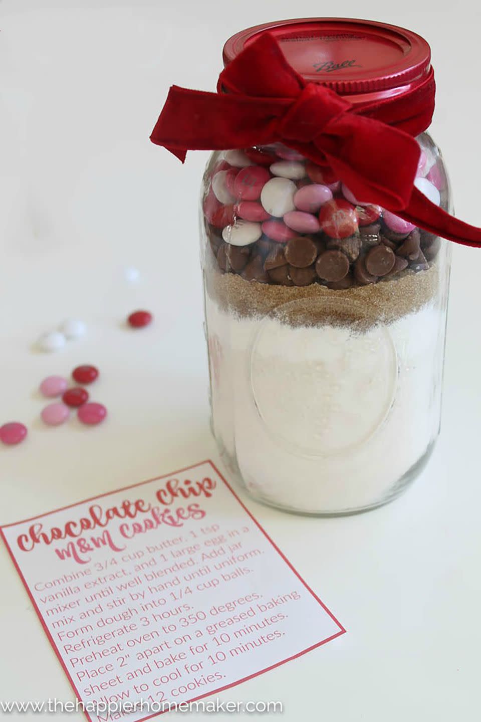 Valentine Cookie Mix in a Jar