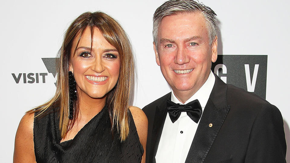 Eddie McGuire, pictured here with wife Carla at the NGV Gala in 2017.